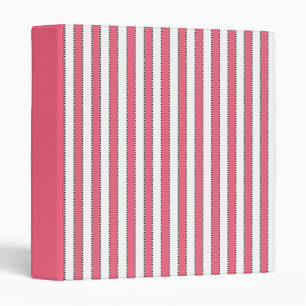 Marie Antoinette Pink Stripe Binder