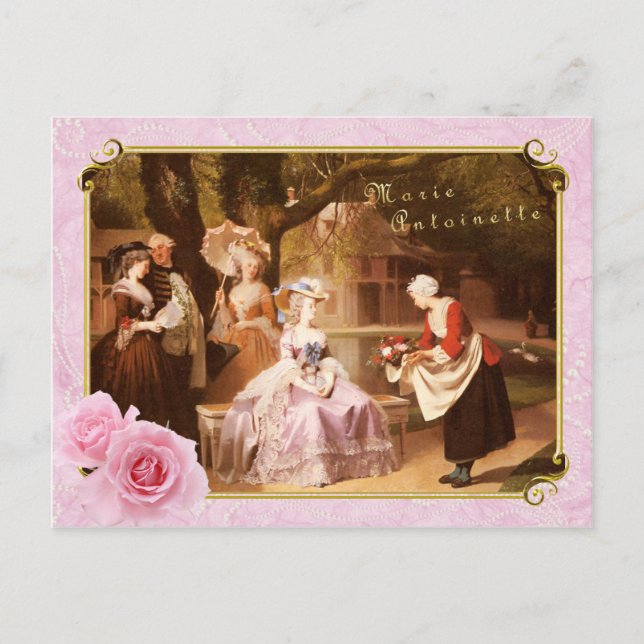 Marie Antoinette  Postcard  Reception (Front)