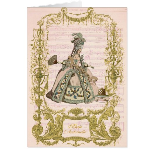Marie Antoinette Pour Cerises Cards (Front)