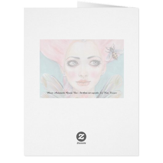 Marie Antoinette Queen Bee - let them eat cupcake (Back)