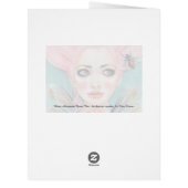 Marie Antoinette Queen Bee - let them eat cupcake Cards (Back)