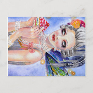 Marie Antoinette - Queen of Cupcakes Postcard