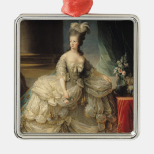 Marie Antoinette Queen of France, 1779 Metal Ornament