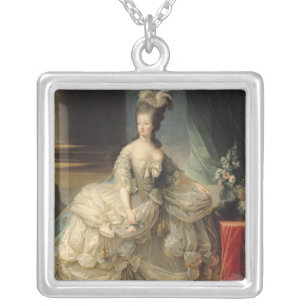 Marie Antoinette Queen of France, 1779 Silver Plated Necklace