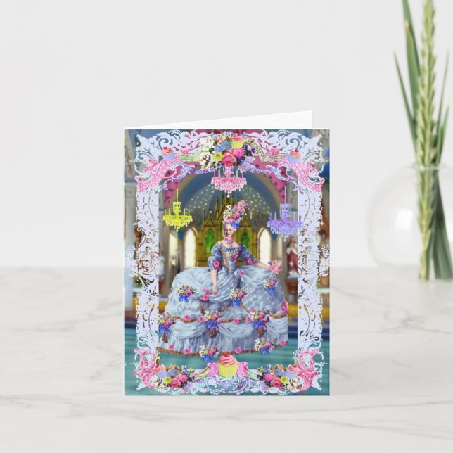 Marie Antoinette Queen of France Let Us Eat Cake Announcement (Front)