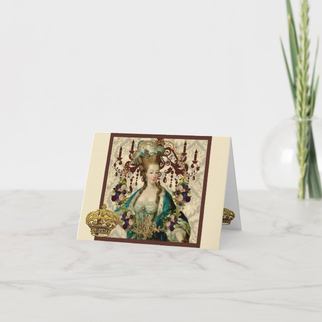 Marie Antoinette, Queen of France, Note Card (Front)