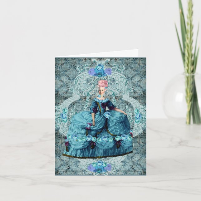 Marie Antoinette Queen of France  Thank You Card (Front)