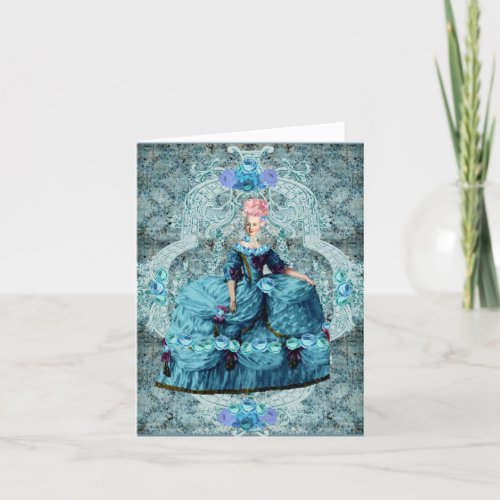 Marie Antoinette Queen of France  Thank You Card