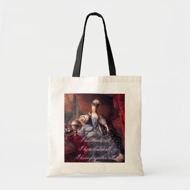 Marie Antoinette Quote Tote (Front)