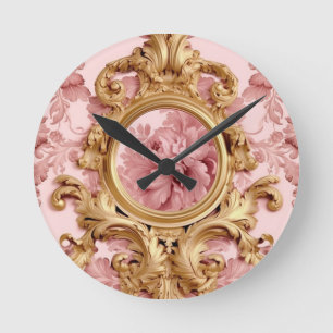 Marie-Antoinette style Round Clock