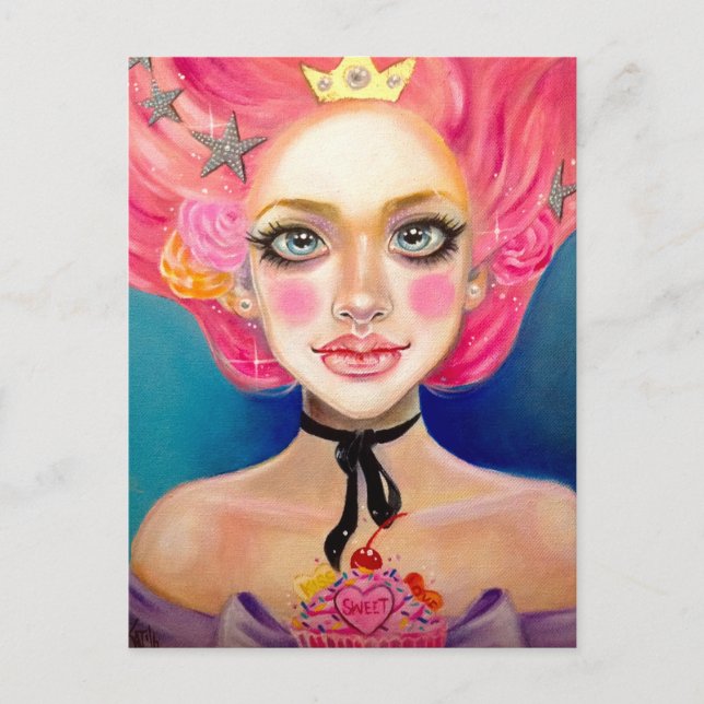 Marie Antoinette Sweetie Postcard (Front)