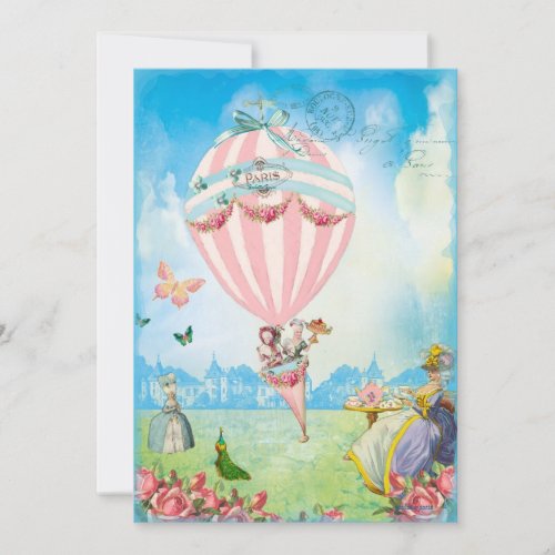 Marie Antoinette Tea at Versailles Lawn Party Announcement