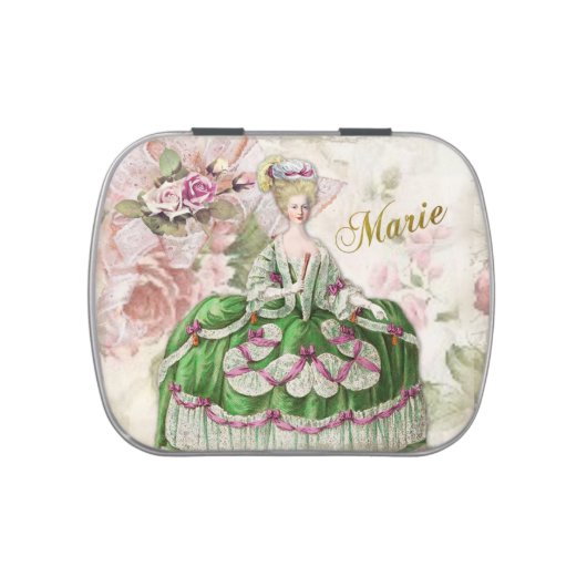 Marie Antoinette Tea Rose Candy Tin (Top)