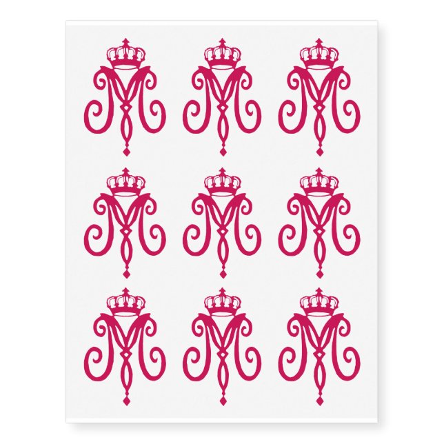 Marie Antoinette - Temporary Tattoo 10.5"Hx8.25" (Front)