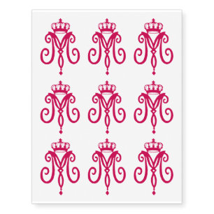 Marie Antoinette - Temporary Tattoo 10.5"Hx8.25"