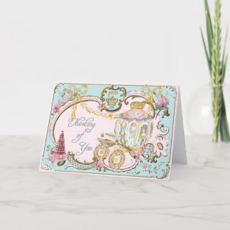 Marie Antoinette "Thinking of You" Rose Card