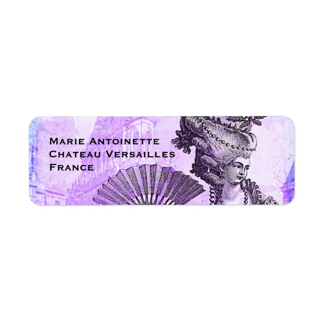 Marie Antoinette & Versailles Castle in Purple Label (Front)