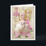 Marie Antoinette  Versailles Pink Christmas Card<br><div class="desc">Marie Antoinette  Versailles Pink Christmas Card Roses Tree

マリーアントワネットの「ヴェルサイユのクリスマス」のグリーティングカードです。</div>