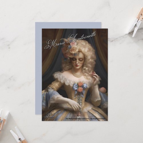 Marie Antoinette Versailles with French mask Invitation