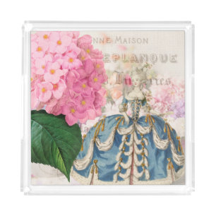 Marie Antoinette Vintage Acrylic Tray