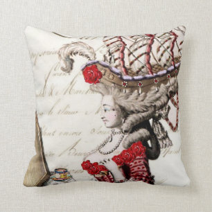 Marie Antoinette Vintage French Decorative Pillow