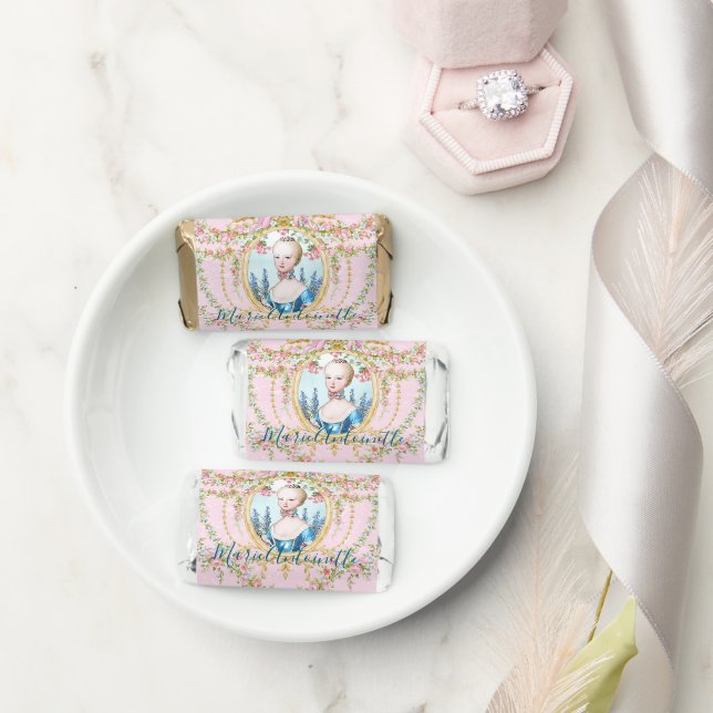 Marie Antoinette wedding hershey's miniatures (Wedding)