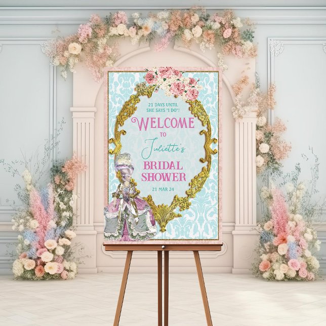 Marie Antoinette Welcome Sign Poster Board (Creator Uploaded)