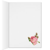 Marie Antoinette White Dress&Pink Roses card (Inside (Right))