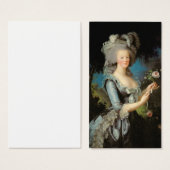 Marie Antoinette with a Rose, 1783 (Front & Back)