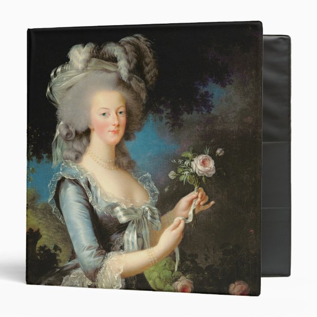 Marie Antoinette  with a Rose, 1783 Binder (Front/Inside)