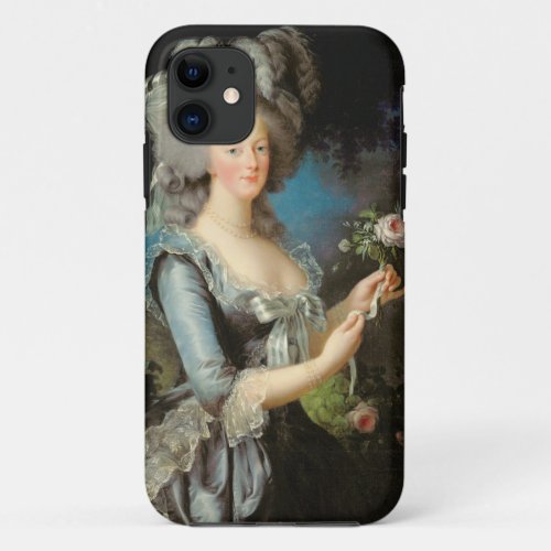 Marie Antoinette with a Rose 1783 iPhone 11 Case