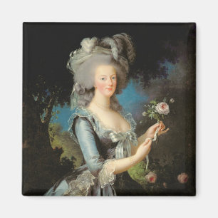 Marie Antoinette  with a Rose, 1783 Magnet