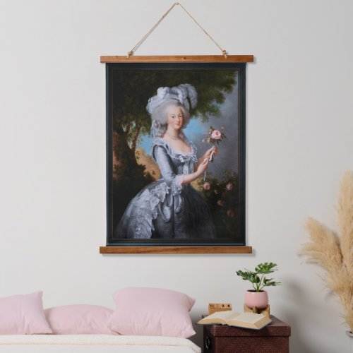 Marie Antoinette With A Rose Hanging Tapestry