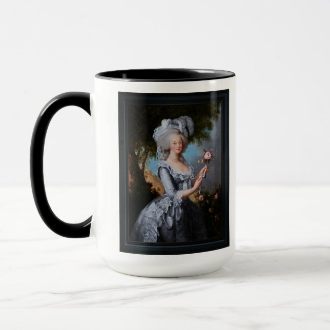 Marie Antoinette With A Rose Mug (Left)