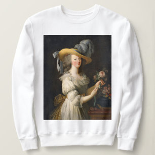 Marie Antoinette with Rose Sweatshirt
