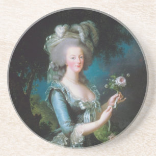 Marie-Antoinette with the Rose by Elisabeth Lebrun Drink Coaster