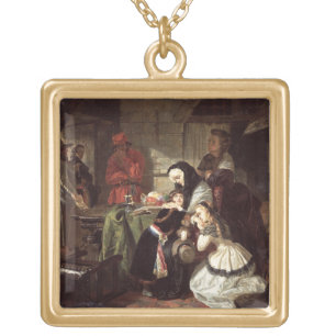 Marie-Antoinette's (1753-93) Final Adieu to the Da Gold Plated Necklace