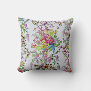 Marie Antoinette's Boudoir Throw Pillow