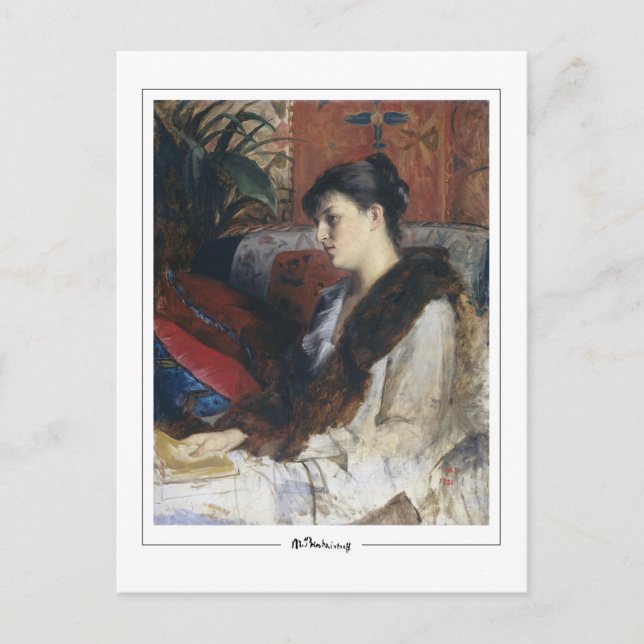 Marie Bashkirtseff #4 - Fine Art Postcard (Front)