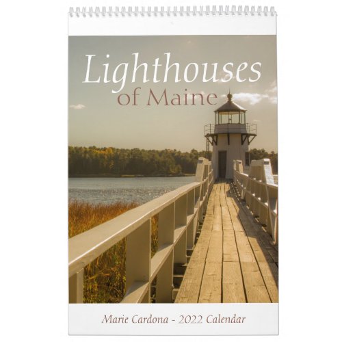 Marie Cardona _ Lighthouses of Maine _ Calendar