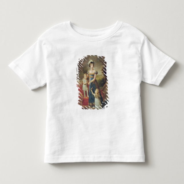 Marie-Caroline de Bourbon  with her Children Toddler T-shirt (Front)