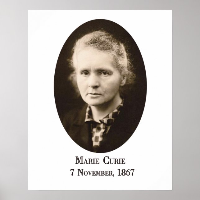 Marie-Curie Art Print (Front)