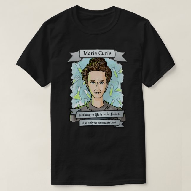Marie Curie Classic T-Shirt (Design Front)
