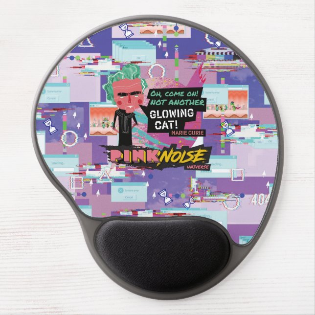 Marie Curie Gel Mouse Carpet Gel Mouse Pad (Front)