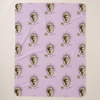 Marie Curie - Lavender Sherpa Blanket