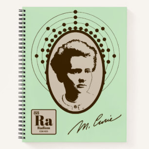 Marie Curie - Mint Notebook