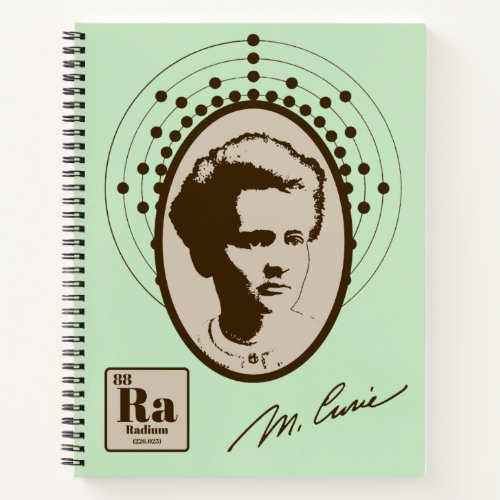Marie Curie _ Mint Notebook