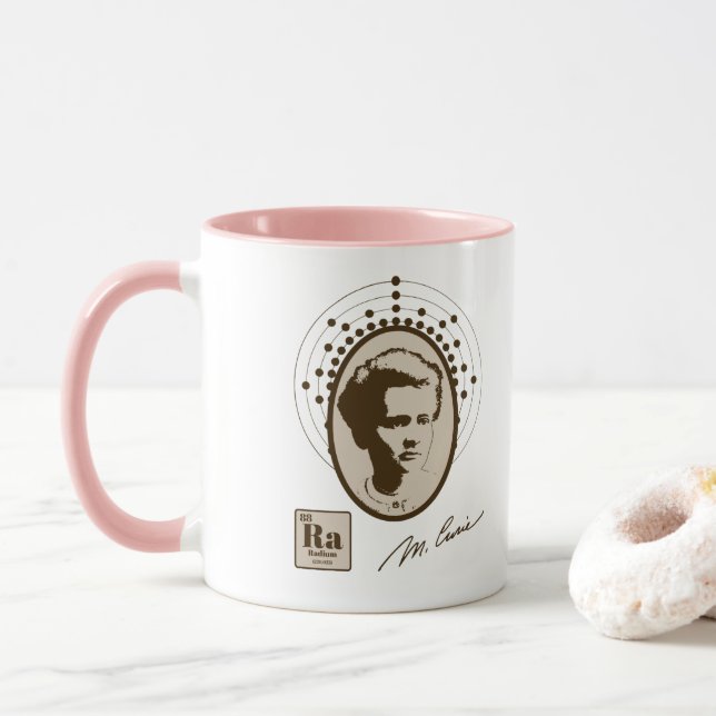 Marie Curie Mug (With Donut)