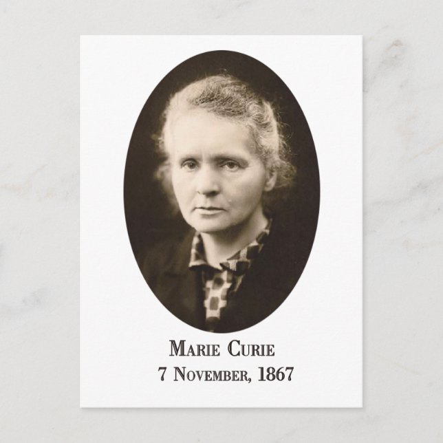 Marie-Curie Postcard (Front)