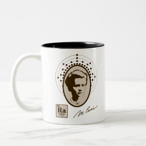 Marie Curie Two_Tone Coffee Mug